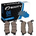 thumbnail image 1 of Sixity Q6 Front Rear Organic Brake Pads compatible with Honda VT1300CSA Sabre ABS 2012-2014 Complete Set, 1 of 5