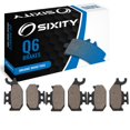 thumbnail image 1 of Sixity Q6 Front Rear Organic Brake Pads compatible with JOHN DEERE Trail Buck 650 EXT 2004-2005 Complete Set, 1 of 5
