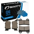 thumbnail image 1 of Sixity Q6 Front Rear Organic Brake Pads compatible with KTM 640 Duke II Black Orange 2002 Complete Set, 1 of 5