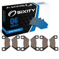 thumbnail image 1 of Sixity Q6 Front Rear Organic Brake Pads compatible with KYMCO Maxxer 375 4x4 IRS 2010-2011 Complete Set, 1 of 5