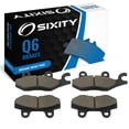 thumbnail image 1 of Sixity Q6 Front Rear Organic Brake Pads compatible with Kawasaki EX300 Ninja 300 ABS BDF BDFA BEF BES BFF 2013-2015 Complete Set, 1 of 5