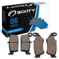 thumbnail image 1 of Sixity Q6 Front Rear Organic Brake Pads compatible with Kawasaki KX250 K2 K3 K4 K5 L1 L2 L3 L4 1995-2002 Complete Set, 1 of 5