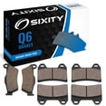 thumbnail image 1 of Sixity Q6 Front Rear Organic Brake Pads compatible with Moto Guzzi Breva 1100 2006-2008 Complete Set, 1 of 5