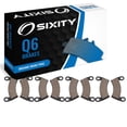 thumbnail image 1 of Sixity Q6 Front Rear Organic Brake Pads compatible with Polaris Ranger RZR XP 4 900 2012-2013 Complete Set, 1 of 5