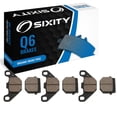thumbnail image 1 of Sixity Q6 Front Rear Organic Brake Pads compatible with Polaris Sawtooth 2006 Complete Set, 1 of 5