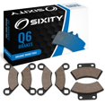 thumbnail image 1 of Sixity Q6 Front Rear Organic Brake Pads compatible with Polaris Trail Boss 350L 4x4 1993 Complete Set, 1 of 5