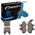 thumbnail image 1 of Sixity Q6 Front Rear Organic Brake Pads compatible with Scorpa T Ride 250 F 2006-2008 Complete Set, 1 of 5