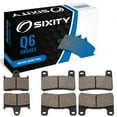 thumbnail image 1 of Sixity Q6 Front Rear Organic Brake Pads compatible with Suzuki GSX-R1000 K5 K6 Tokico Radial Caliper 2005-2006 Complete Set, 1 of 5