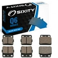 thumbnail image 1 of Sixity Q6 Front Rear Organic Brake Pads compatible with Suzuki LT-Z400 QuadSport Z 2003-2009 Complete Set, 1 of 5