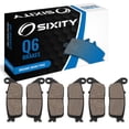 thumbnail image 1 of Sixity Q6 Front Rear Organic Brake Pads compatible with Triumph Tiger Spoke Wheel To VIN 198874 2002-2004 Complete Set, 1 of 5