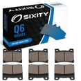 thumbnail image 1 of Sixity Q6 Front Rear Organic Brake Pads compatible with Yamaha FJ1200 S SC T TC 1986-1987 Complete Set, 1 of 5