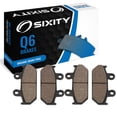 thumbnail image 1 of Sixity Q6 Organic Brake Pads FA124 FA124 Front Rear Replacement Kit Full Complete, 1 of 3