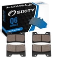 thumbnail image 1 of Sixity Q6 Organic Brake Pads FA160 FA160 Front Rear Replacement Kit Full Complete, 1 of 3