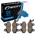thumbnail image 1 of Sixity Q6 Organic Brake Pads FA228 FA228 Front Rear Replacement Kit, 1 of 3