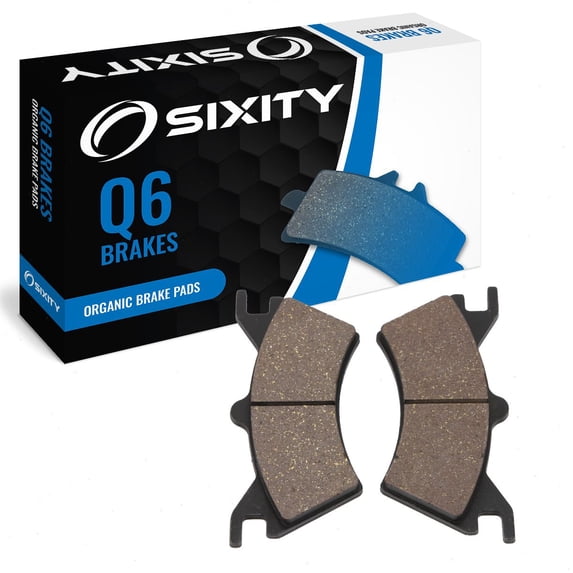 Sixity Q6 Organic Brake Pads FA313 Front Replacement Kit Full Complete