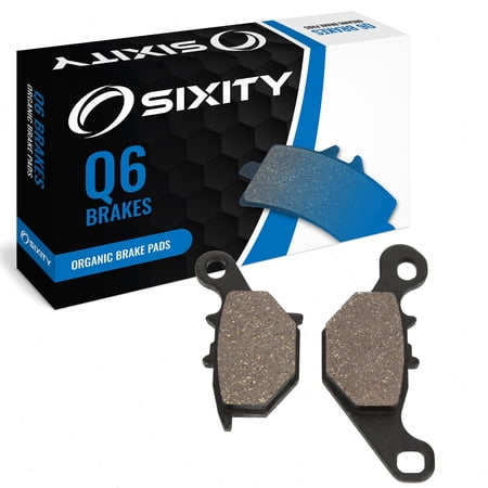 Sixity Q6 Organic Brake Pads FA401 Rear Replacement Kit