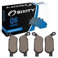 thumbnail image 1 of Sixity Q6 Organic Brake Pads FA458 FA458 Front Rear Replacement Kit, 1 of 3