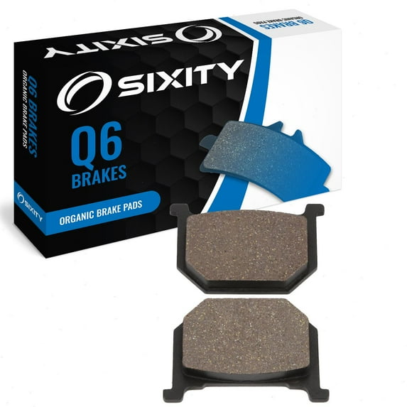Sixity Q6 Organic Brake Pads FA51 Front Replacement Kit Full Complete