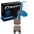 thumbnail image 1 of Sixity Q6 Rear Organic Brake Pads compatible with Derbi Senda Supermoto 2004-2005 Complete Set, 1 of 5