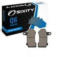 thumbnail image 1 of Sixity Q6 Rear Organic Brake Pads compatible with Harley Davidson VRSCD Night Rod Cast Wheel 2008 Complete Set, 1 of 5