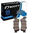thumbnail image 1 of Sixity Q6 Rear Organic Brake Pads compatible with Honda VFR800 Interceptor FA ABS 2014 Complete Set, 1 of 5