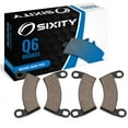 thumbnail image 1 of Sixity Q6 Rear Organic Brake Pads compatible with Polaris Ranger 900 Crew EPS 2014-2015 Complete Set, 1 of 5