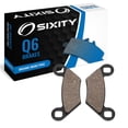 thumbnail image 1 of Sixity Q6 Rear Organic Brake Pads compatible with Polaris Sportsman 850 EFI XP w/ EPS 2009-2011 Complete Set, 1 of 5