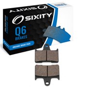 Sixity Q6 Rear Organic Brake Pads compatible with Suzuki GSX-R1000 K4 ZK4 Tokico Radial Caliper 2004 Complete Set