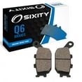 thumbnail image 1 of Sixity Q6 Rear Organic Brake Pads compatible with Suzuki GSX650F FK8 FK9 FK0 2008-2009 Complete Set, 1 of 5
