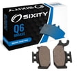 thumbnail image 1 of Sixity Q6 Rear Organic Brake Pads compatible with Yamaha YFM700R Raptor SE 2007-2012 Complete Set, 1 of 5