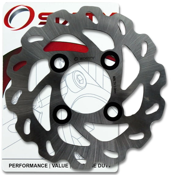 Sixity Rotor MD6137 Front Replacement Kit