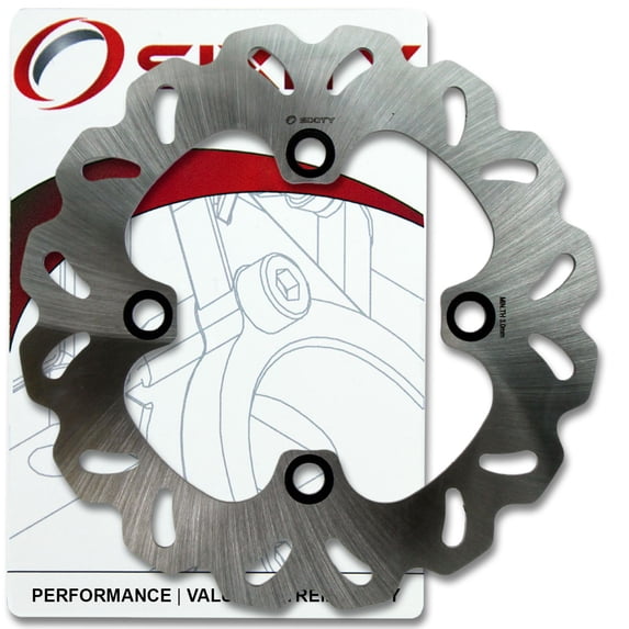 Sixity Rotor MD6261 Rear Replacement Kit Full Complete
