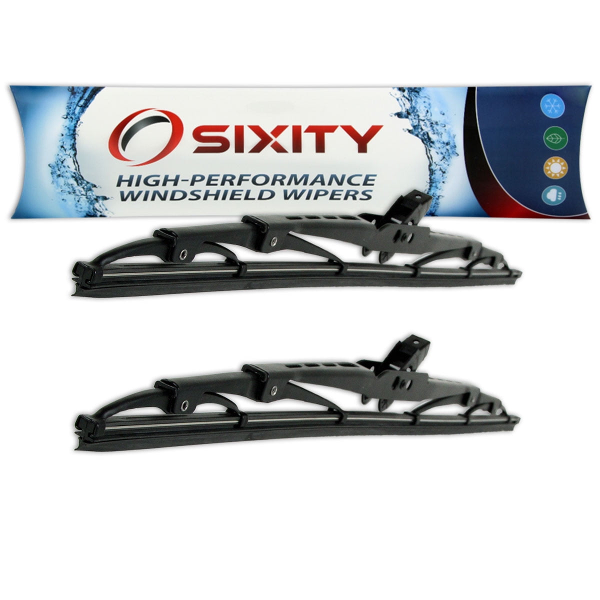 Sixity S1 Front Windshield Wiper Blades compatible with Nissan 240Z