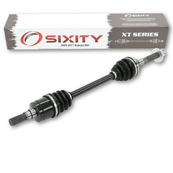 Sixity XT Front Left Axle compatible with Kubota 900 2009-2011 - RTV900G9 Early Model 4X4
