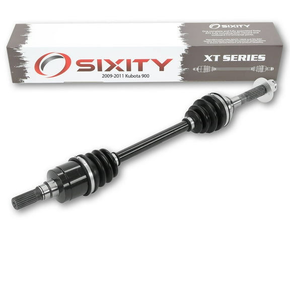 Sixity XT Front Left Axle compatible with Kubota 900 2009-2011 - RTV900T9 Early Model 4X4