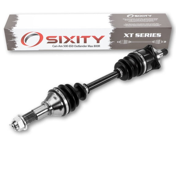 Sixity XT Front Left CV Axle compatible with Can-Am 500 650 Outlander Max 800R Renegade 800 2012 2011 2010 2009 2008