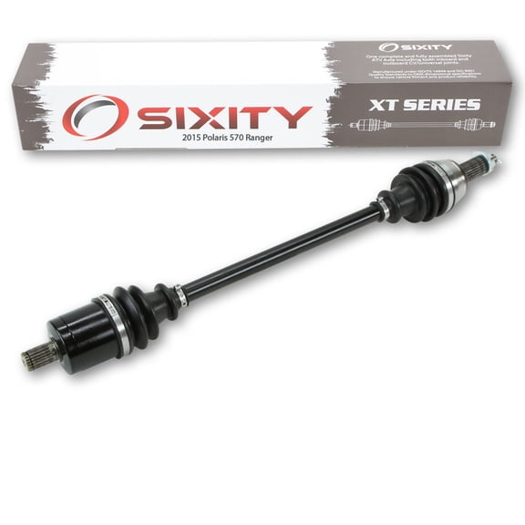 Sixity XT Front Right Axle compatible with Polaris Ranger 570 2015 - R15RTA57AA AR AC EAU FULL SIZE 4X4