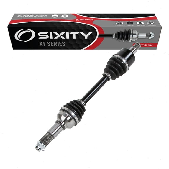 Sixity XT Front Right Axle compatible with Yamaha YFM400A Kodiak YFM400F 4x4 2000-2002