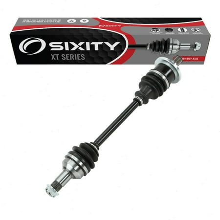 Sixity XT Rear Left Axle compatible with Arctic Cat 1000 EFI H2 4x4 Auto TRV Cruiser 400 LE TBX Plus 450 H1 LTD 450i GT 500 M4 XT 550 Core S 550i 650 SE V-2 LE TS MRP 700 Diesel Mud Pro Super Duty