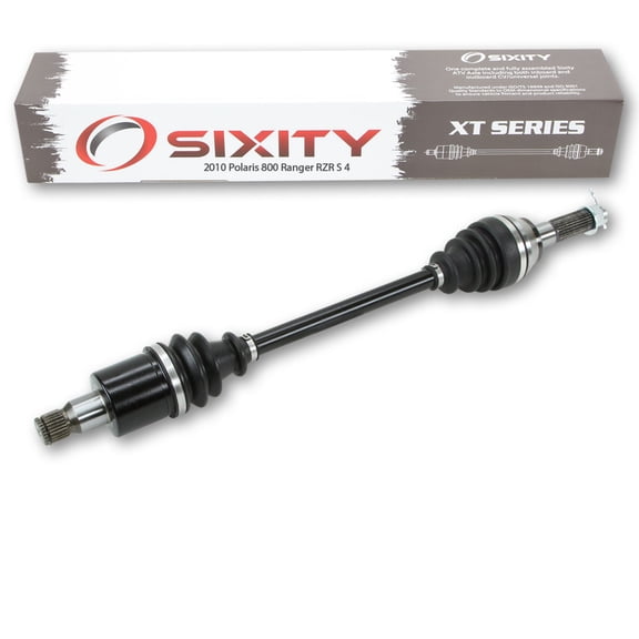 Sixity XT Rear Left Axle compatible with Polaris Ranger RZR S4 800 2010 - R10VH76AB AO AQ AW RZR S EFI 4X4