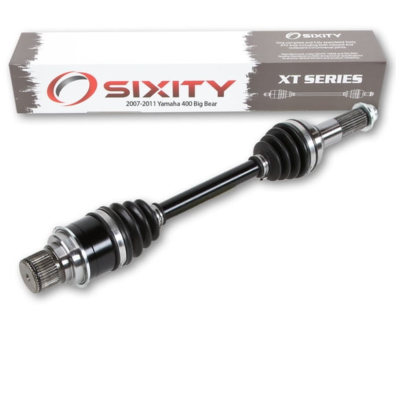 Sixity XT Rear Left Axle compatible with Yamaha Big Bear 400 2011 - YFM40FBAGR FBAL FBHA 4X4
