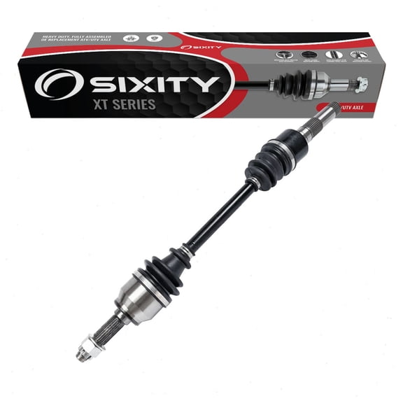 Sixity XT Rear Right Axle compatible with John Deere Gator XUV 550 S4 560 560E 590E 590i Power Steering 590M Special Edition Black 2012-2020