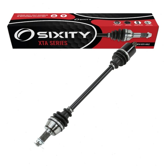 Sixity XTA Front Right Axle compatible with Polaris Brutus + Cab HD HDPTO Deluxe LE Ranger 1000 EPS Premium 570 Full-Size XP 900-5 Crew 900-6 900 Bronze Mist Browning High Lifter Edition Hunter
