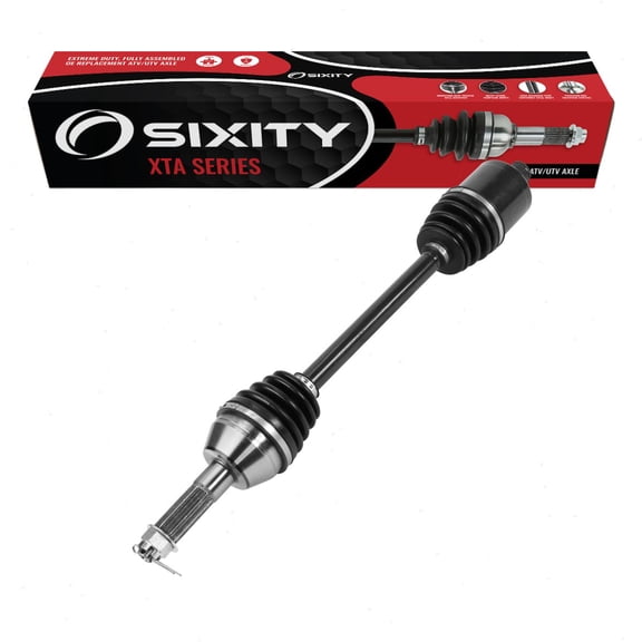 Sixity XTA Rear Left Axle compatible with Polaris Ranger 500 570 570-4 Crew EPS 570-6 Full-Size LE EFI Hunter Edition ETX 2014-2019