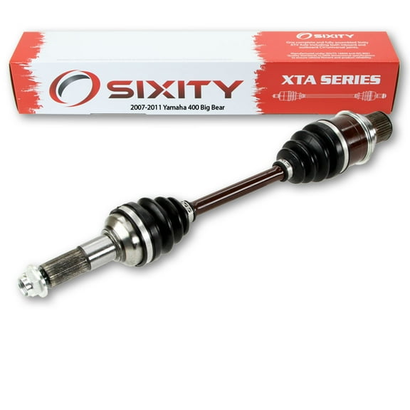 Sixity XTA Rear Left Axle compatible with Yamaha Big Bear 400 2011 - YFM40FBAGR YFM40FBAL YFM40FBHA 4X4
