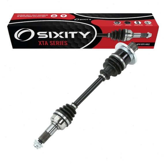 Sixity XTA Rear Left Axle compatible with Yamaha YFM660F Grizzly 4x4 2003-2008
