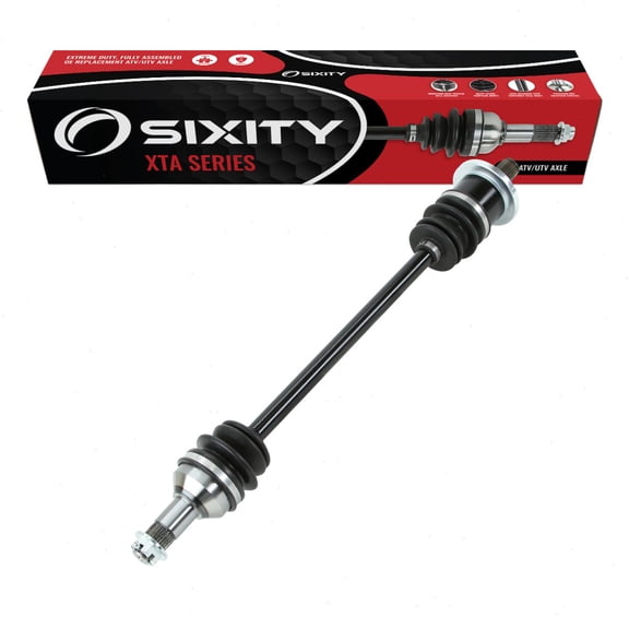 Sixity XTA Rear Right Axle compatible with Arctic Cat Prowler 550 650 4x4 Auto H1 HDX 500 Limited XT 700 700i 550i M4 XTX EFI XTZ 1000 Baja H2 1000i 2006-2015