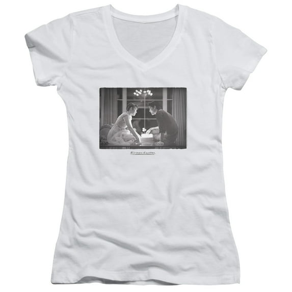 Sixteen Candles Birthday Way-Junior Women's T-Shirt V-Neck T-Shirt White