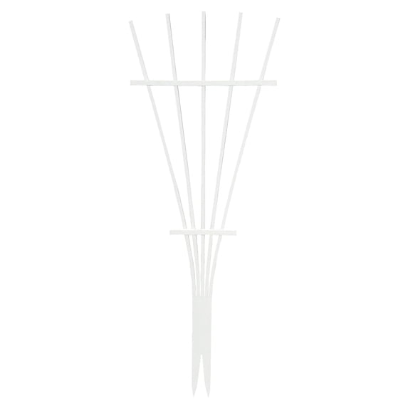 Sixth Ave Building Products 4FT White PVC Traditional Fan Trellis