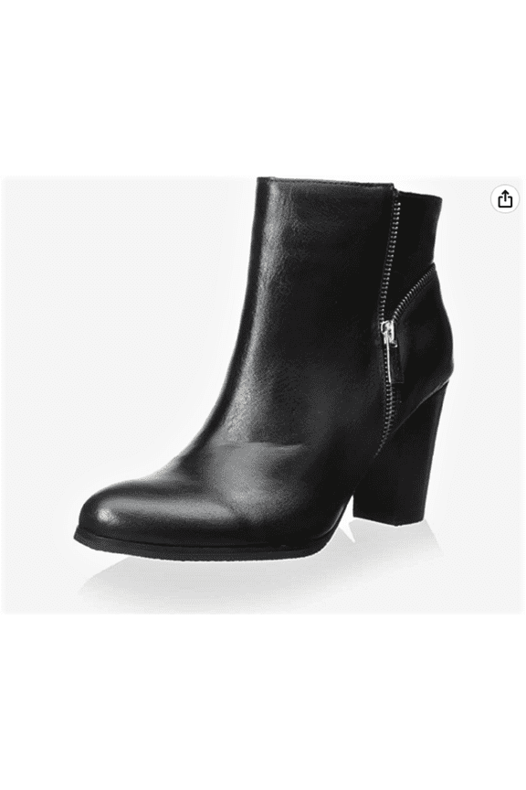 Sixth + Love Adult Women's Rex Zip Black Bootie, Sz. 7.5 M US